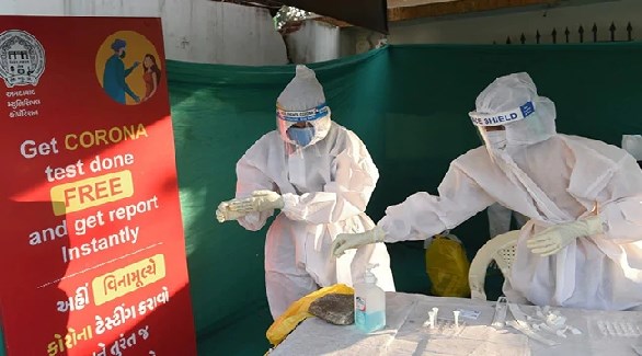 ربع الهنود مصابون بكورونا