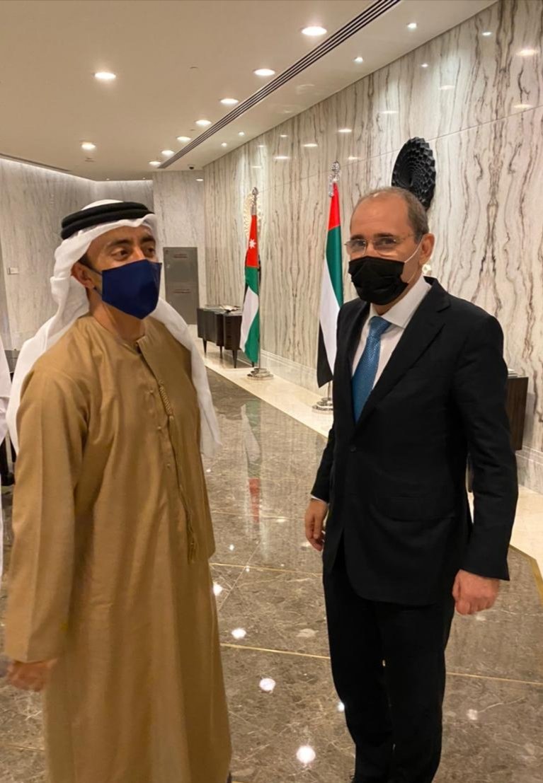 الصفدي في ضيافة بن زايد