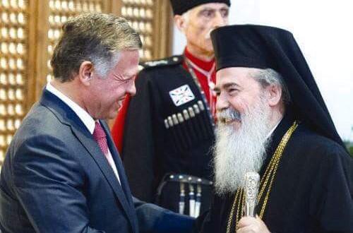 ثيوفيلوس الثالث: نجدد البيعة للهاشميين ونبارك