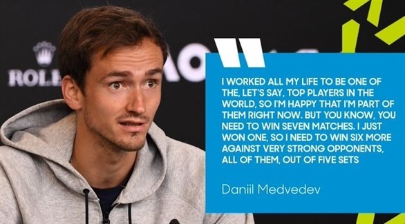 نادال وميدفيديف وروبليف يتأهلون إلى الدور