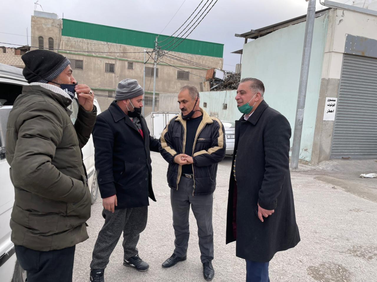 فلسطين النيابية تتفقد عدة مخيمات