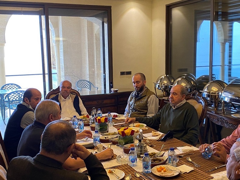 الامير هاشم وفيصل الفايز وطاهر المصري