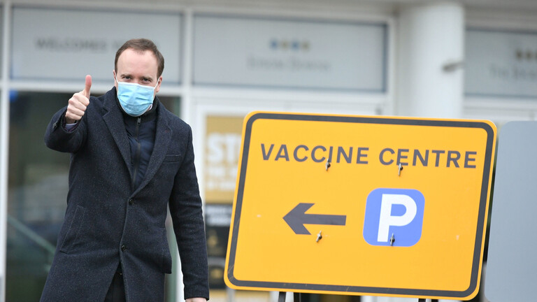 وزير الصحة البريطاني: أرقام كورونا في