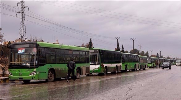 ميليشيات الأسد تطلق النار على قافلة