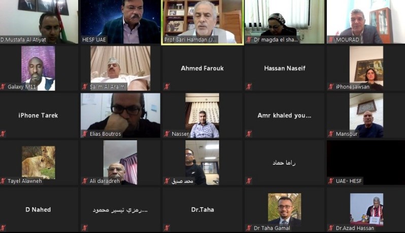 رئيس جامعة عمان الأهلية يحاضر في