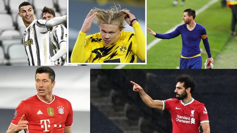 تعرف على ترتيب هدافي دوري أبطال