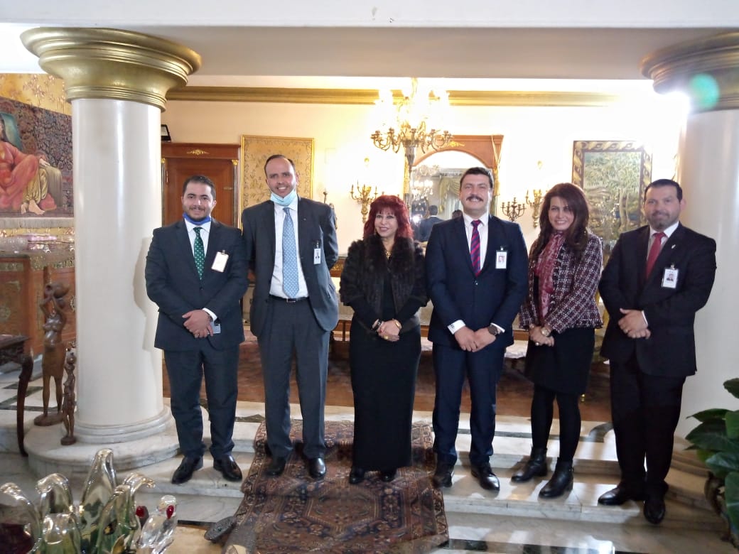 بالصور.. «سند» تختتم زيارتها للقاهرة لترتيب