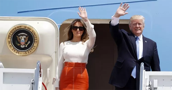 ترامب يسأل عن الجريش والمرقوق.. وميلانا