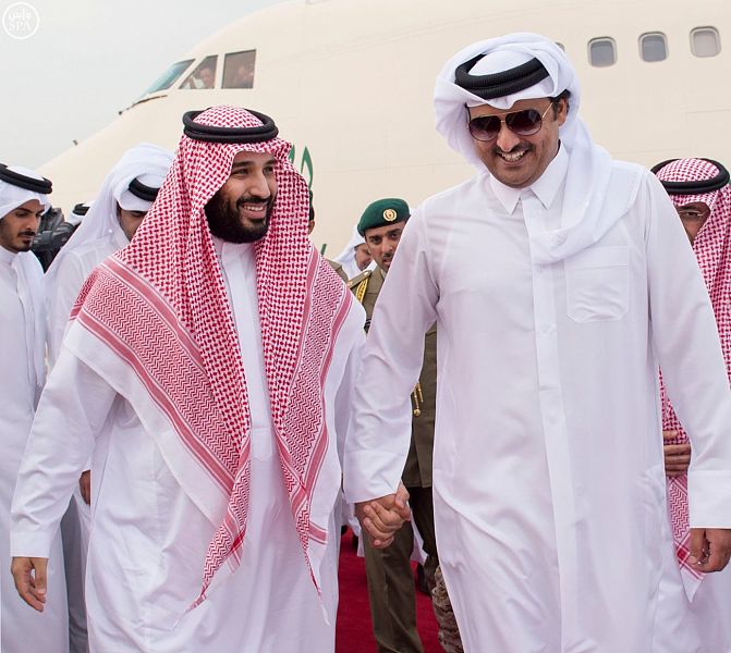 اتصال هاتفي بين أمير قطر وولي