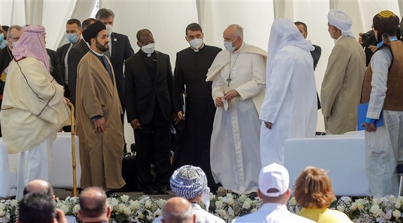 البابا يندّد بـالإرهاب الذي يسيء للدين