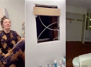 تكتشف شقة كاملة مخفية خلف مرآة