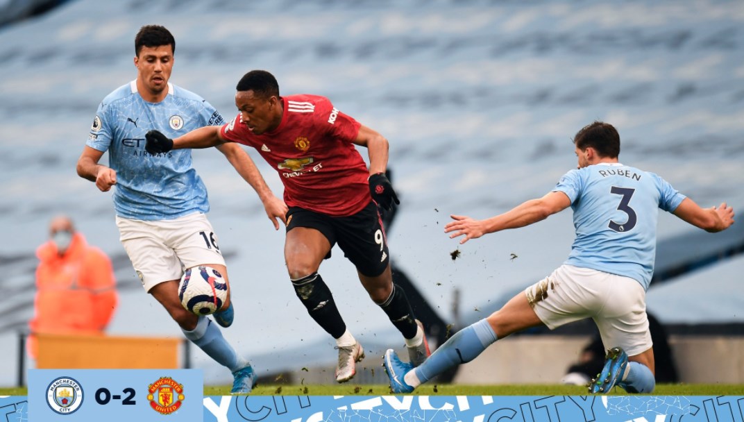 يونايتد ينهي سلسلة انتصارات السيتي في