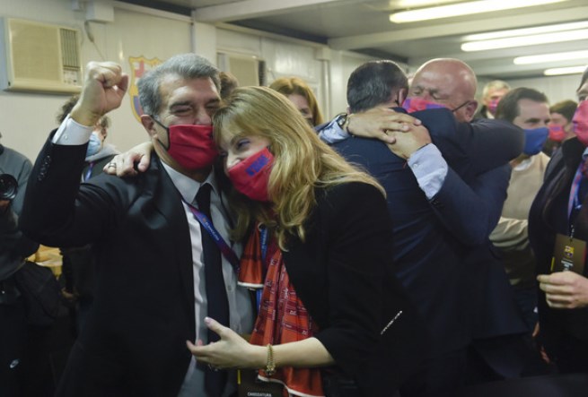 جوان لابورتا رئيسا لنادي برشلونة