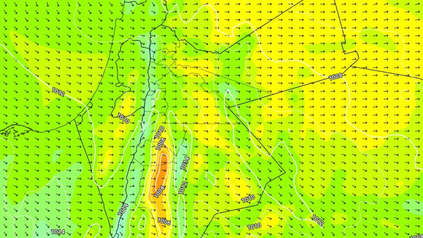 موجات غبارية وعواصف رملية قوية على