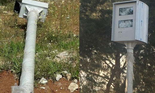 القبض على شخص قام بتحطيم كاميرا