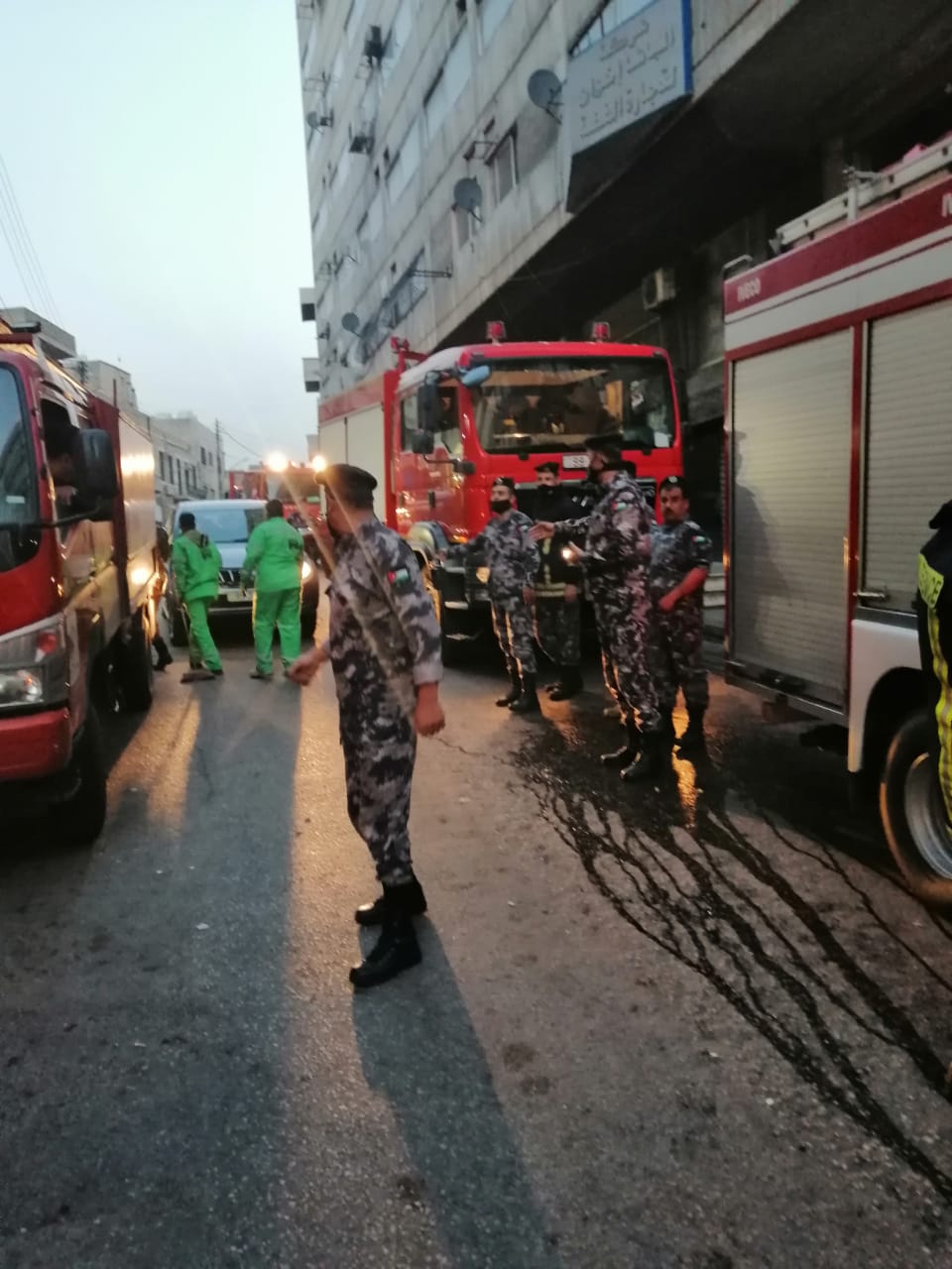 حريق في الشابسوغ