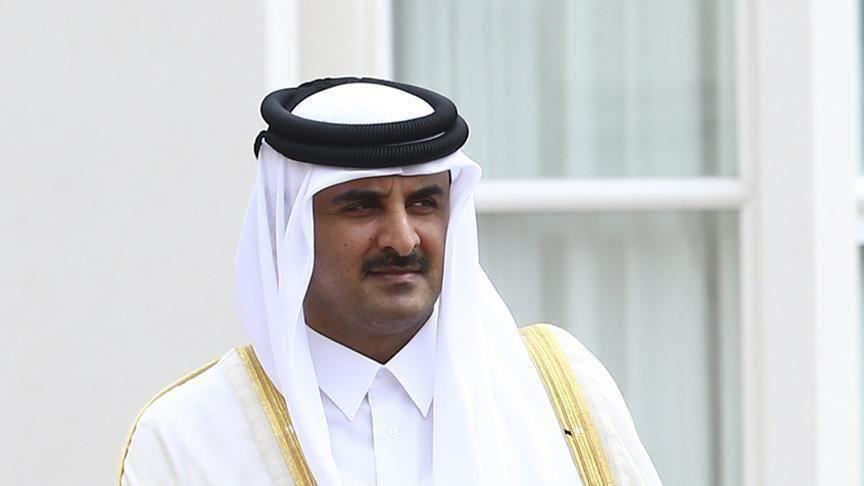 أمير قطر يتمنى الشفاء لـ عمران