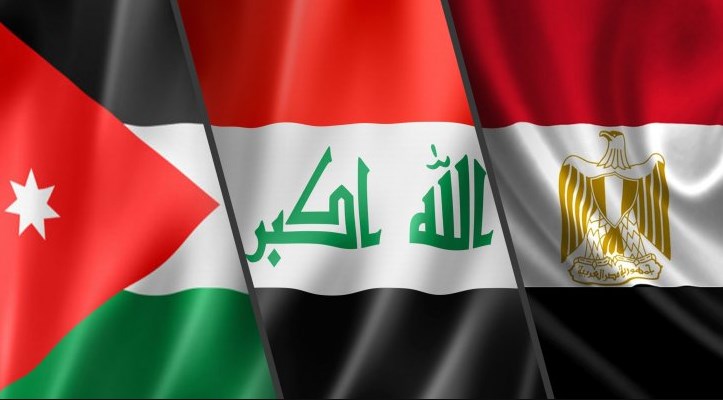 وزراء خارجية الأردن ومصر والعراق في