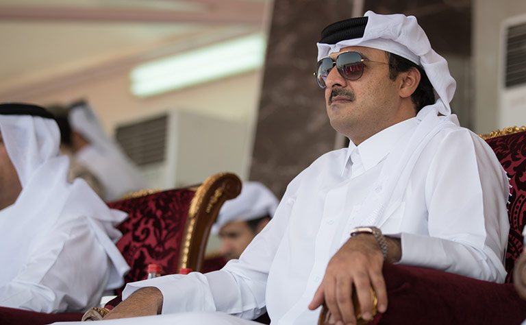 قطر تنفي تصريحا منسوبا للأمير.. والعربية