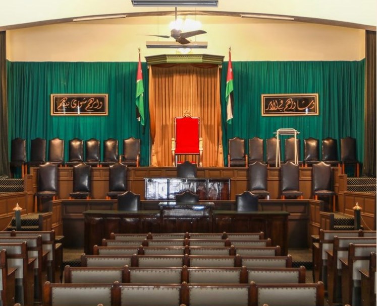 جلسة لمجلس الأمة في مبناه القديم