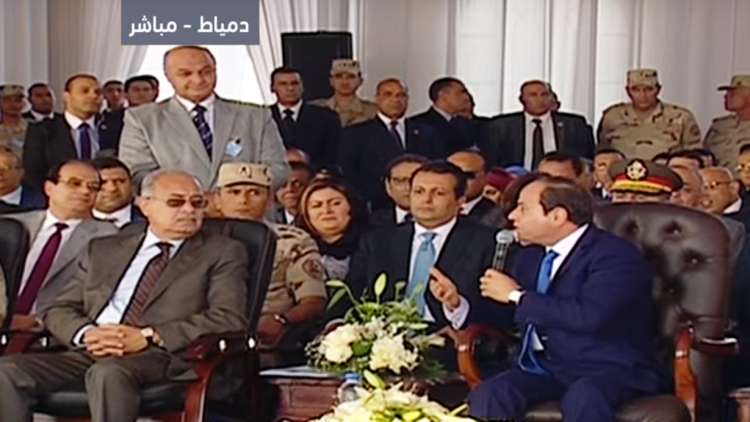 السيسي ينفعل على الهواء.. ماذا قال؟