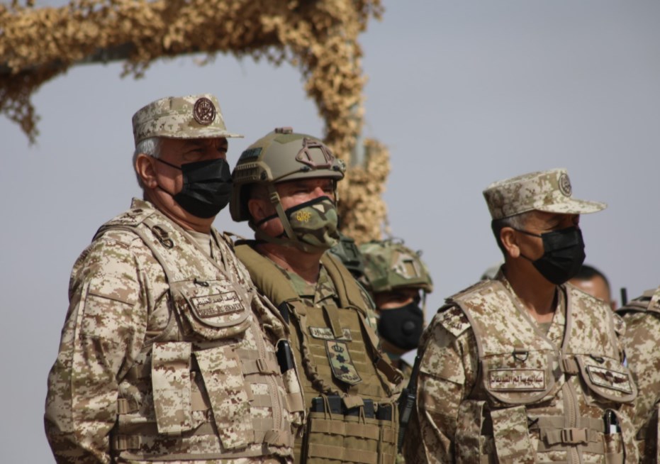 الحنيطي يتابع تمرين درع الوطن.. ماذا