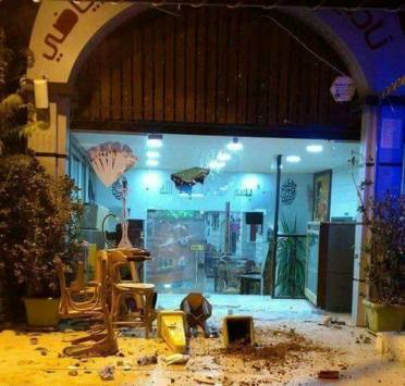 تحطيم ممتلكات نادي الجزيرة.. (صور)