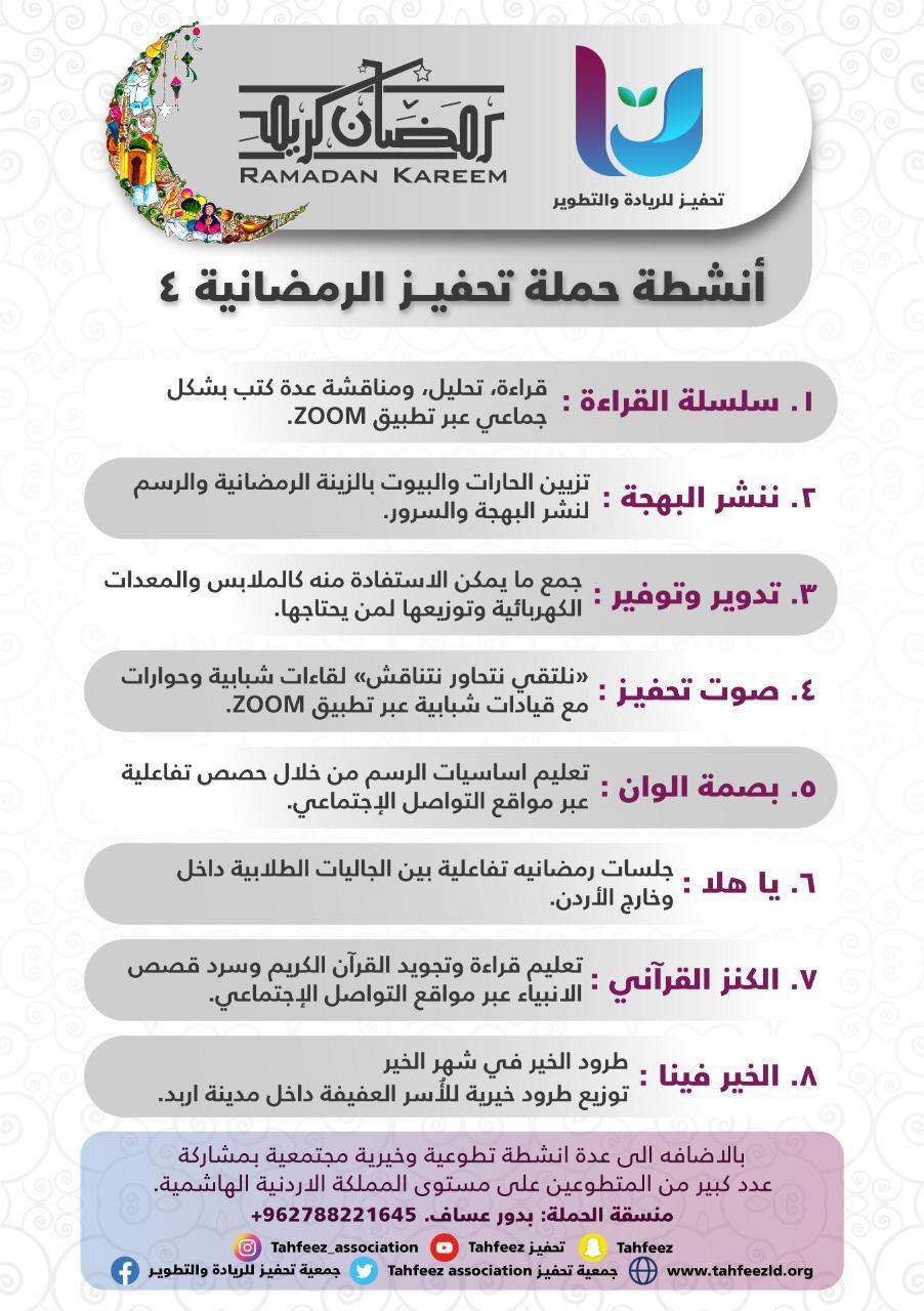 تحفيز.. . تطلق حملتها الرمضانية 4