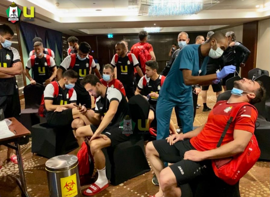 الوحدات يعلن نتائج فحوصات كورونا