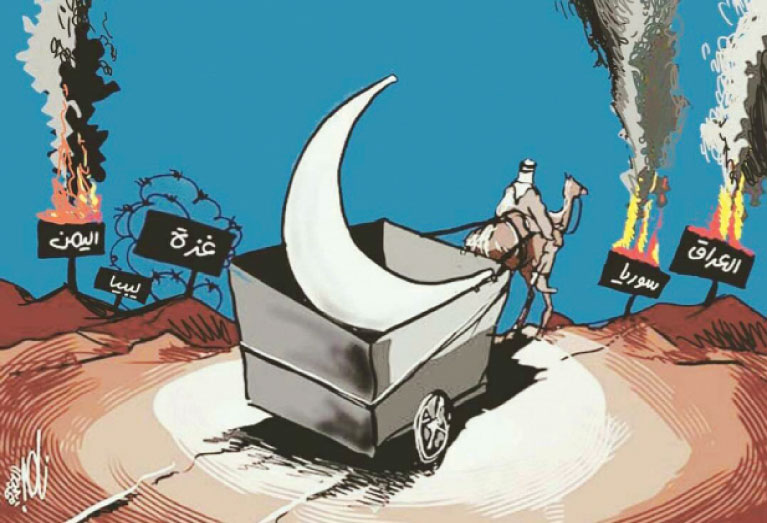 حال العرب في رمضان