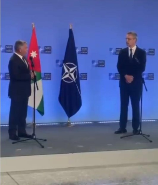 الملك: العلاقة متميزة بين الاردن وحلف
