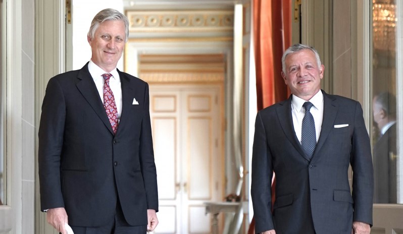 الملك يلتقي العاهل البلجيكي (تفاصيل)