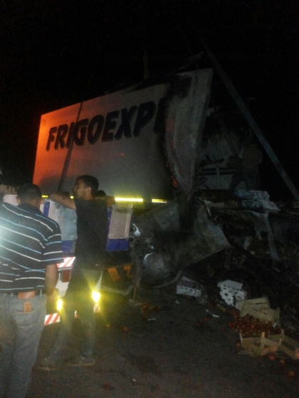 احتراق براد على طريق عمان-الأزرق ونجاة