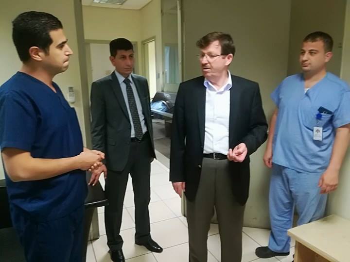 الشياب يتفقد مركز صحي مطار الملكة