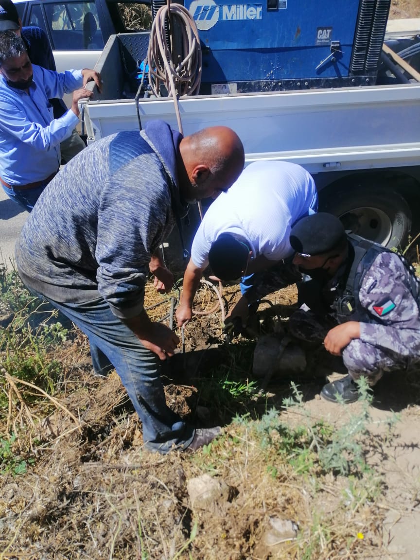 ضبط اعتداءات على خطوط مزودة لمياه