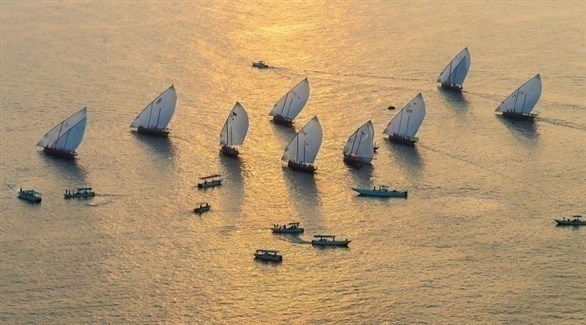 انطلاق سباق مهرجان دلما للمحامل الشراعية