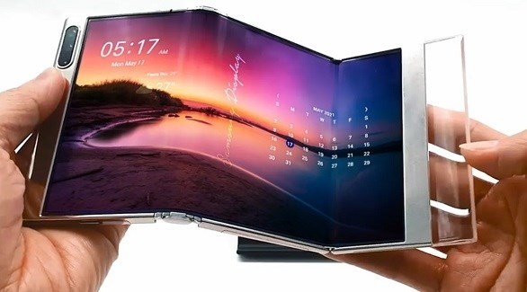 سامسونغ تعرض مفهوما جديدا للشاشات القابلة