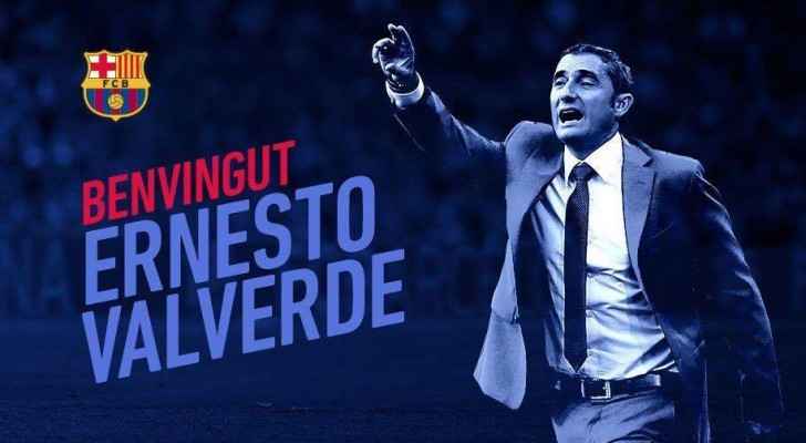 برشلونه يكشف رسميا عن مدربه الجديد