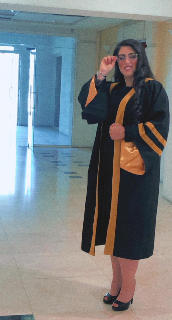 ابرار السواعير.. مبروك الماجستير