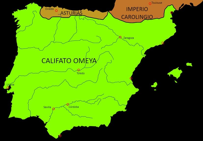 خريطة اسبانيا حاليا