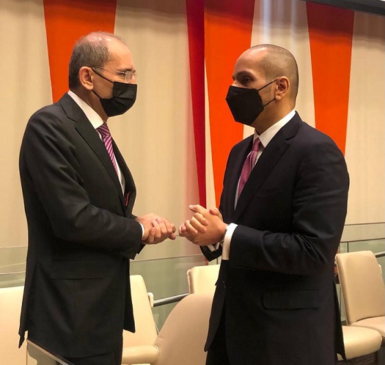 أيمن الصفدي والشيخ محمد آل ثاني