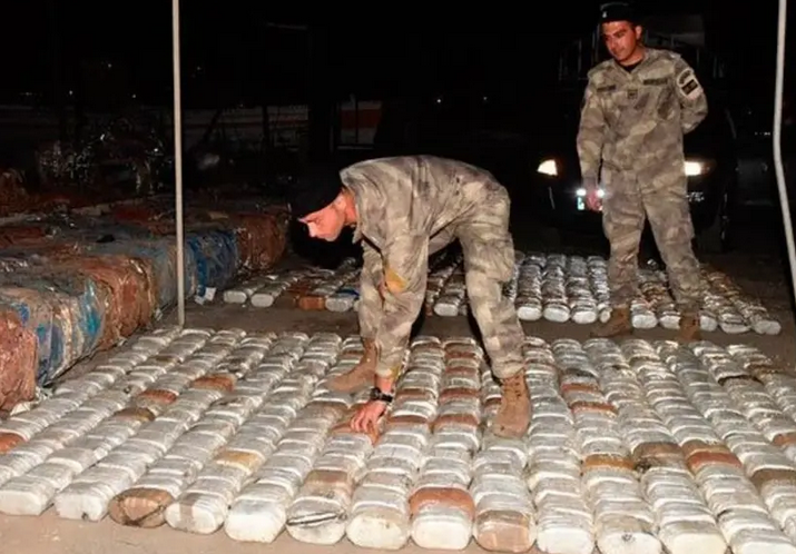 ضبط 4 أطنان مخدرات قبل تهريبها