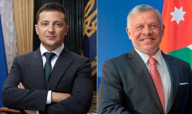 الرئيس الاوكراني يهنئ الملك بعيد الاستقلال