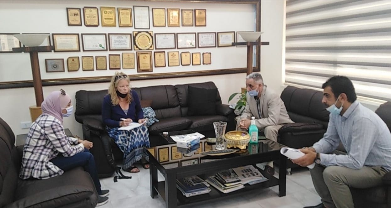 منسقة مشروع اطباء بلا حدود تزور