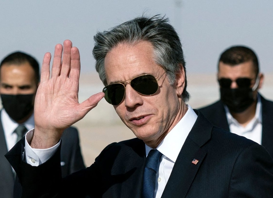 بلينكن يصل الأردن ولقاء مرتقب مع