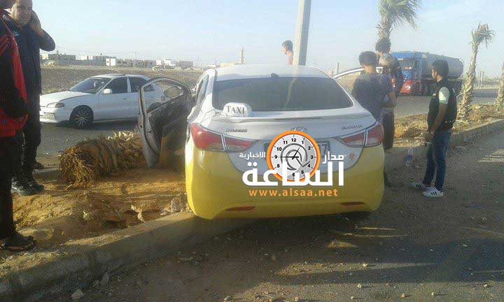 4 اصابات اثر حادث سير على