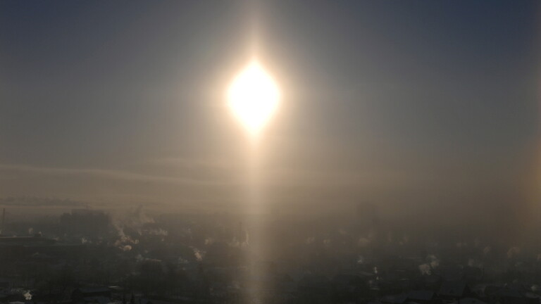 كسوف كامل للشمس في روسيا لأول