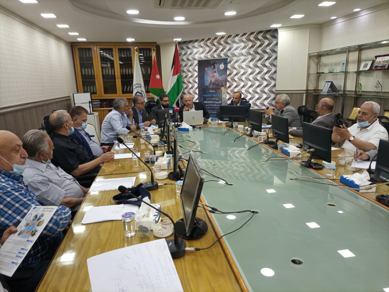 اجتماع في المقاولين لمناقشة اعادة الاعمار