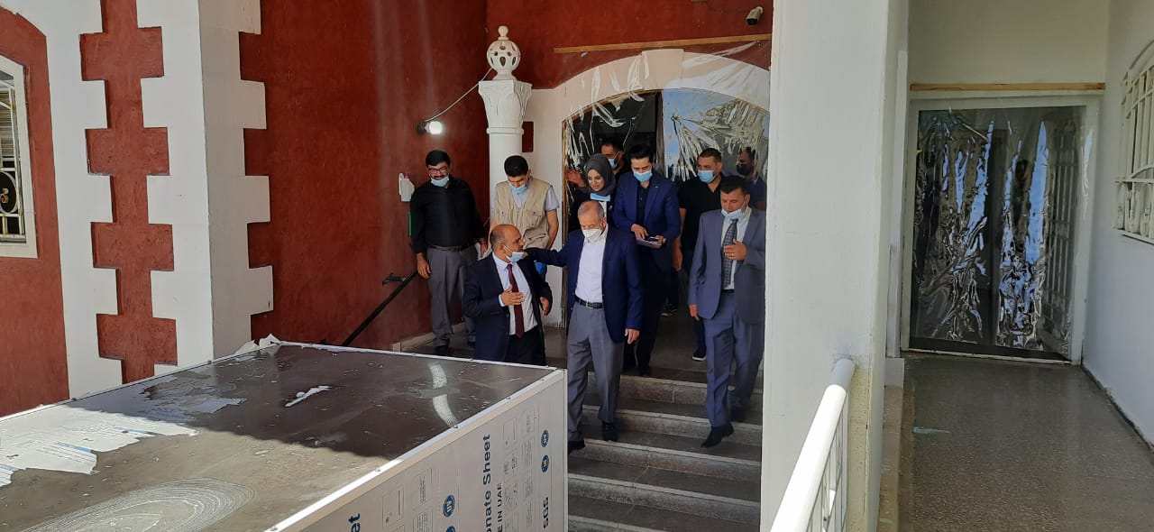 توفيق كريشان يزور بلدية الأزرق الجديدة