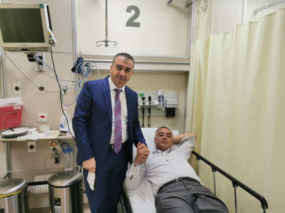 النائب الظهراوي إلى المستشفى